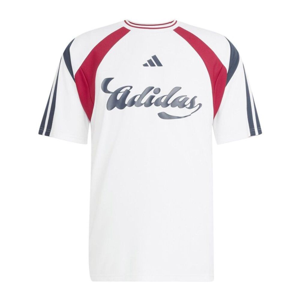 Adidas Mens HOT  T-Shirt / White/Red